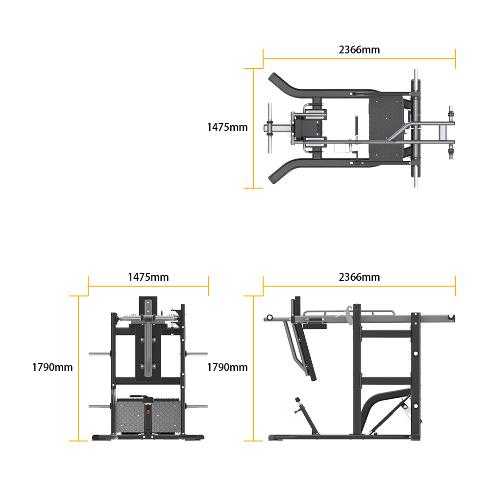 Insight Fitness Pendulum Squat - SH033