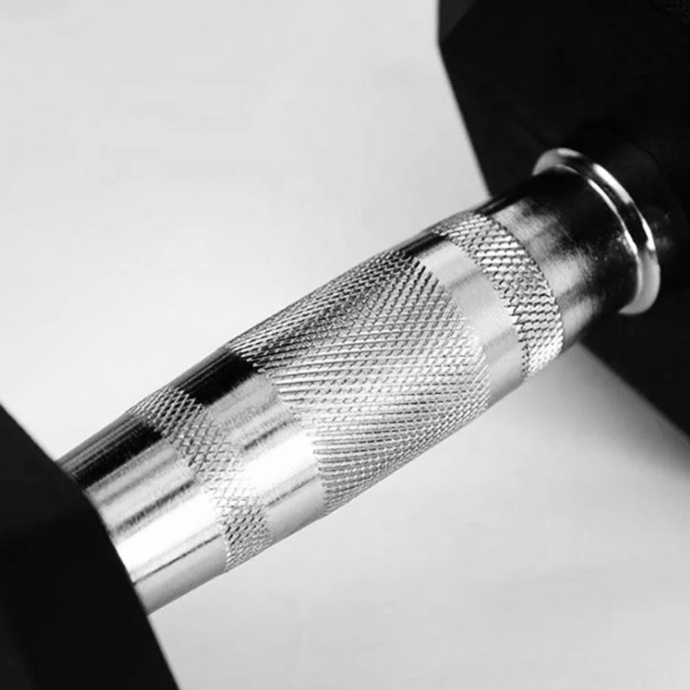 Rubber Hex Dumbbells Set - 2.5 Kg - 50 Kg ( 20 Pairs )