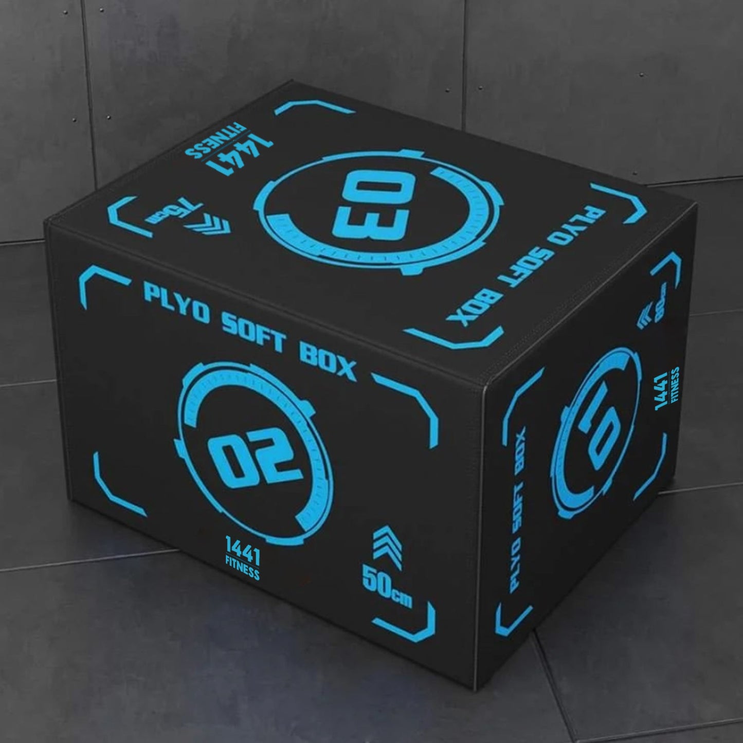 3 in 1 Foam Premium Plyometric Box