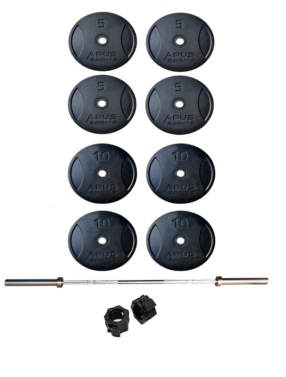 Combo Offer | Power Cage Squat Rack J008 +80 KG Apus Bumper Plate Set + Adjustable Bench A8007 + 4 X 15 mm Flooring
