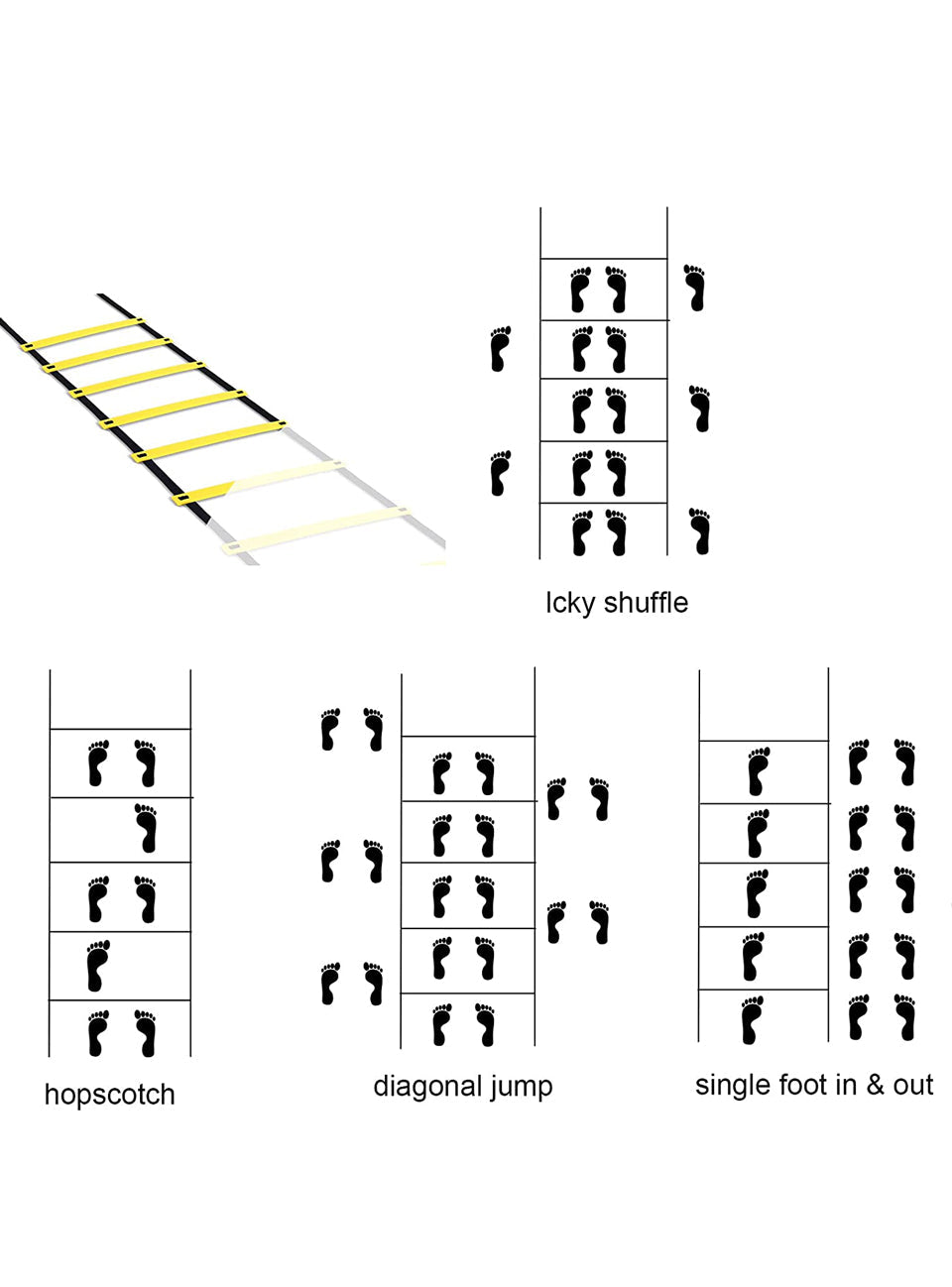 Agility Ladder for versatile footwork training
