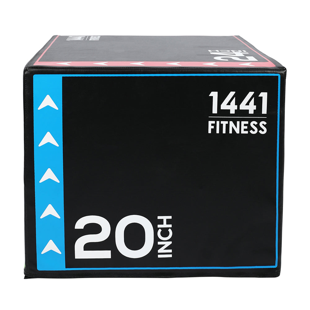 1441 Fitness Premium - 3 in 1 Foam Plyometric Box (Plyo box)