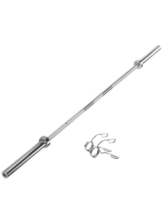 6 ft Olympic Barbell with Collars (15kg) 