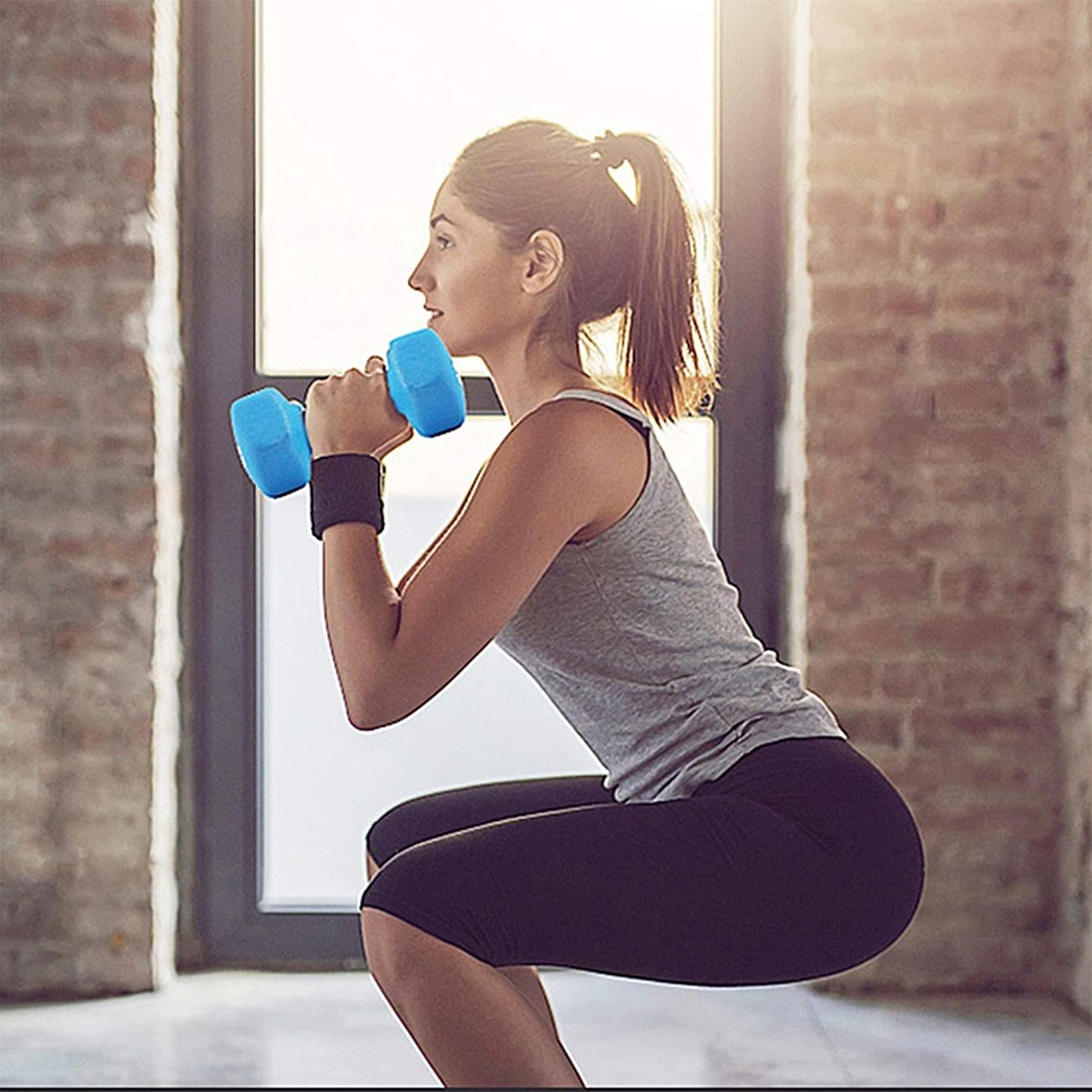 1441 Fitness Neoprene Hex Dumbbells 1 to 10 KG (Sold as Pair) 